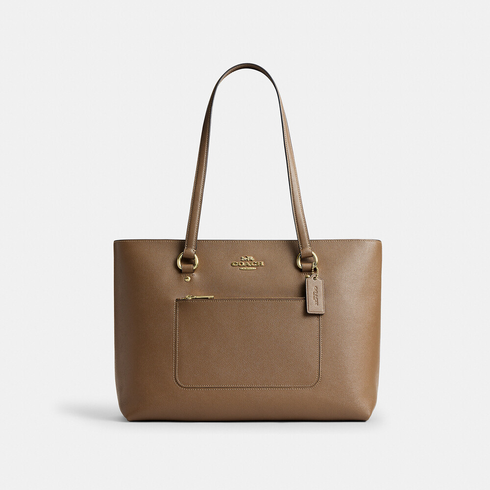 Coach Station Tote Bag (Dark Stone)